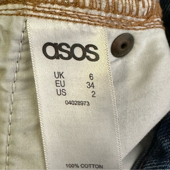 ASOS high waist denim shorts - Picture 8 of 9